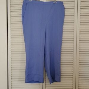 ALFRED DUNNER light blue woman cropped  pants